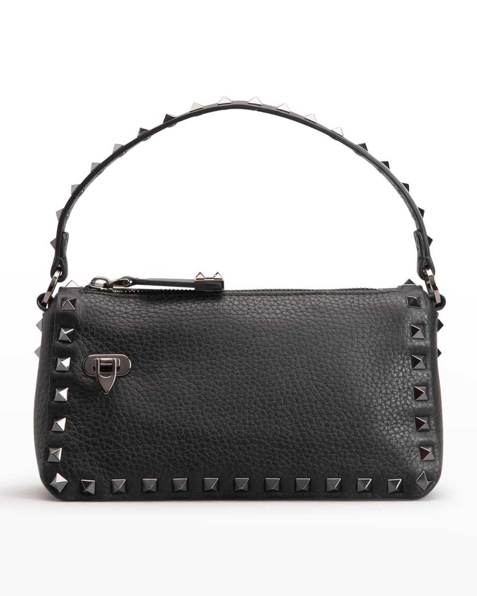 Rockstud Small Calfskin Shoulder Bag